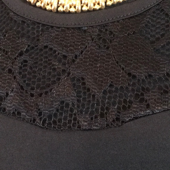 Vintage Floral Print Lace Insert Dress - Picture 5 of 8